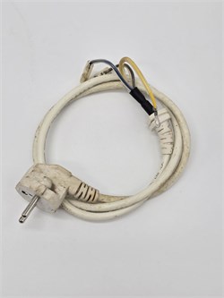 RTS17476000008533483-Б/У Кабель питания 3х0,75mm, 0.85 метра, цвет белый для СВЧ RTS17476000008533483-Б/У