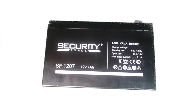 Аккумулятор 7Ah 12В Security Force SF 1207 SF1207 - фото 13584