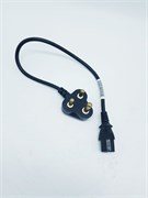 Кабель 3х1mm 250v питания с вилкой типа М с одной стороны и разъем IEC C5 c другой RTS17476000008533677-Б/У