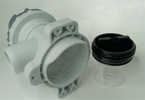11001011000245 Сливная помпа в сборе стиральной машины Leran WMXS 24106 WD 11001011000245