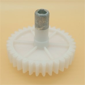 Шестерня большая с валом для мясорубки Redmond RMG-1223-6 00-00005509