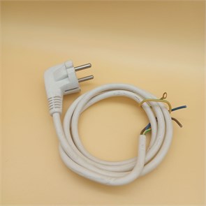 Шнур питания Б/У 3*0.75mm² 16A  250V 1,0м угловая вилка RTS1747600000851707-БУ