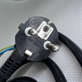 Шнур питания Б/У 3*1mm² 16A  250V 1,5м угловая вилка 00755127-БУ