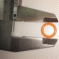 019520 Уплотнитель штуцера ЗУ 5,6*1,8mm для кофемашины Polaris PACM  2041SW оранжевый 019520